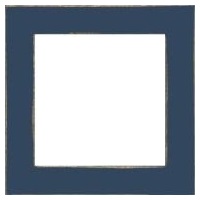 5.5 x 5.5 inch (opening) Frames by Mill Hill – Blue (matte)