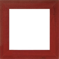 5.5 x 5.5 inch (opening) Frames by Mill Hill – Holiday Red