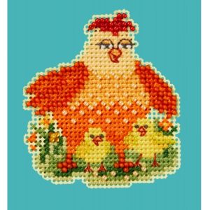 Seasonal Ornament ~ Spring Bouquet ~ Mama Hen by Mill Hill