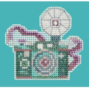 Seasonal Ornament ~ Spring Bouquet ~ Vintage Camera by Mill Hill