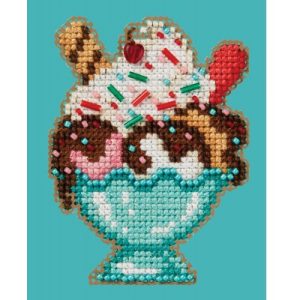 Seasonal Ornament ~ Spring Bouquet ~ Ice Cream Sundae by Mill Hill