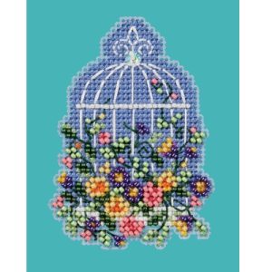 Seasonal Ornament ~ Spring Bouquet ~ Floral Birdcage by Mill Hill