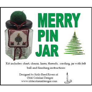 Merry Pin Jar by Olde Colonial Designs