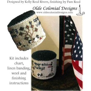 Sampler Pin Drum ~ Grazing in the Grass kit by Olde Colonial Designs