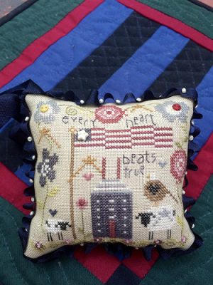 True Heart pin cushion kit by Shepherd’s Bush