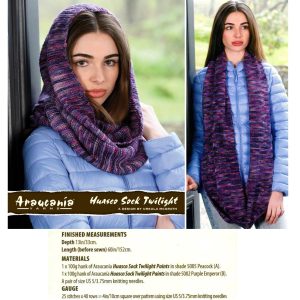 Ursula McGrath ~ Huasco Sock Twilight, Esta Cowl