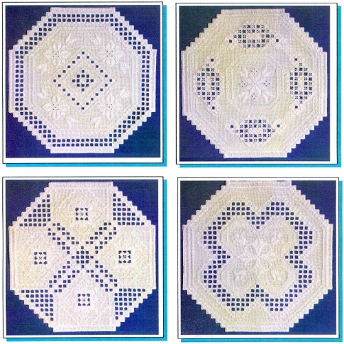 Satin Stitches<br>Floral Plates