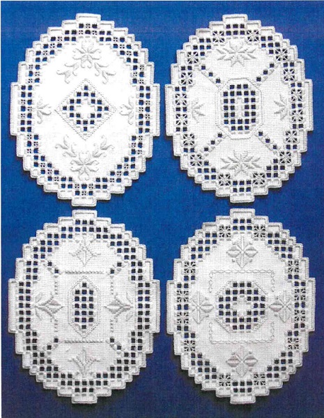 Satin Stitches<br>Silver Ovals
