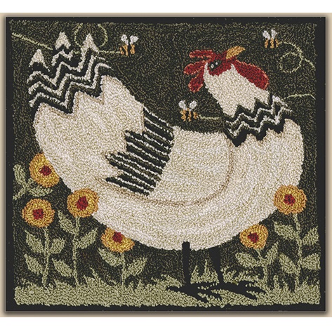 Brahma Mama PUNCHNEEDLE by Teresa Kogut