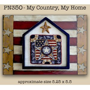 My Country, My Home punchneedle by Teresa Kogut