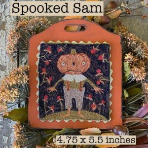 Spooked Sam PUNCHNEEDLE by Teresa Kogut
