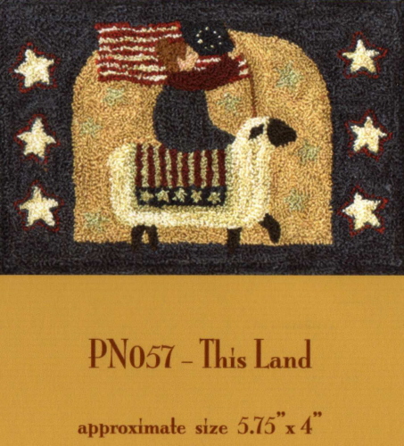 This Land PUNCHNEEDLE by Teresa Kogut
